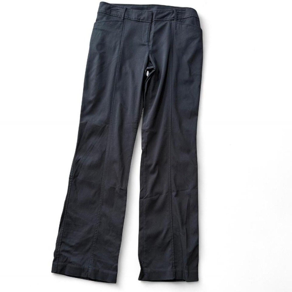 Y2K‎ Black Express Stretch Low Rise Straight Leg Pants, Women's Size 7/8R